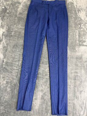 Lineage Mens Blue Dress Pants Slim Fit 36x30 NWT